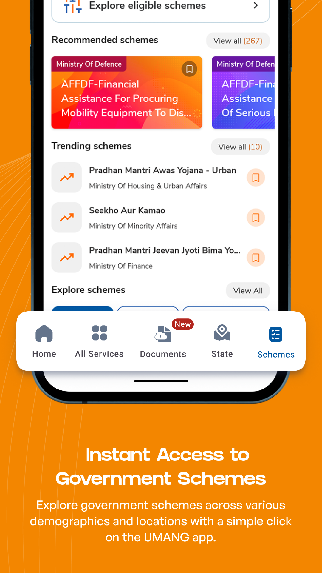 UMANG App Interface 2